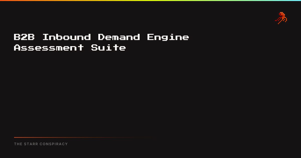 B2B Inbound Demand Engine Assessment Suite