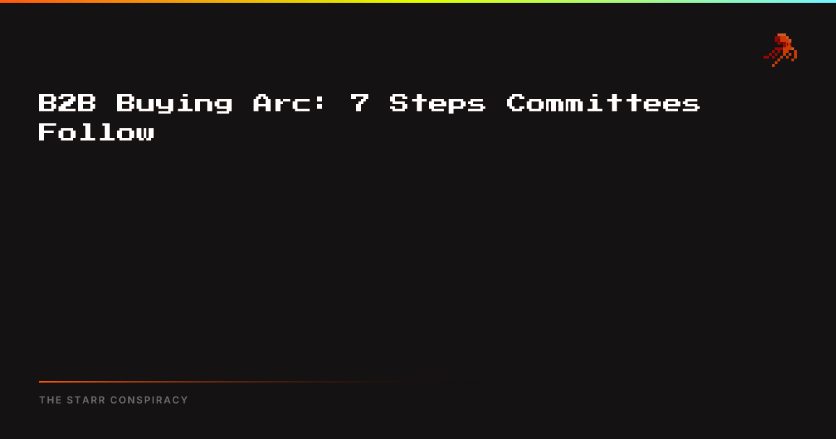 B2B Buying Arc: 7 Steps Committees Follow | The Starr Conspiracy