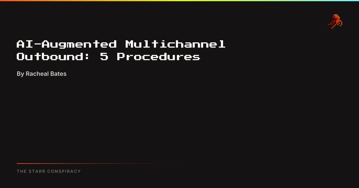 AI-Augmented Multichannel Outbound: 5 Procedures