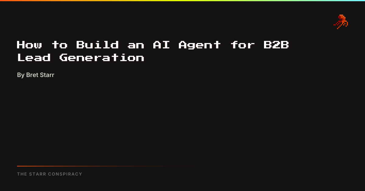 How to Build an AI Agent for B2B Lead Generation