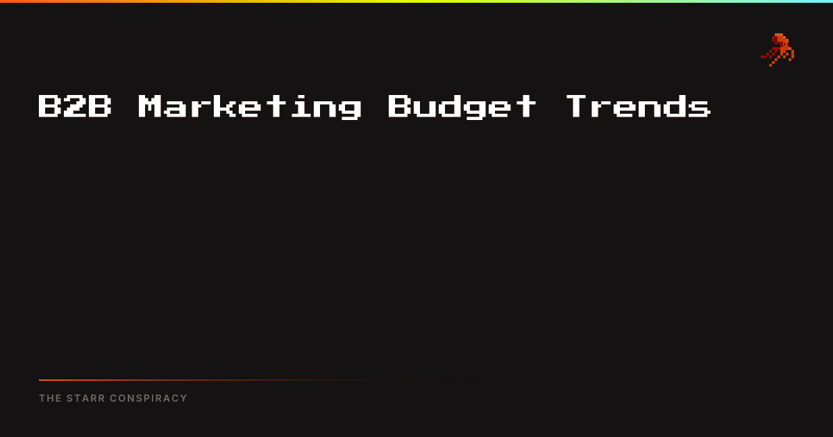 B2B Marketing Budget Trends 2025