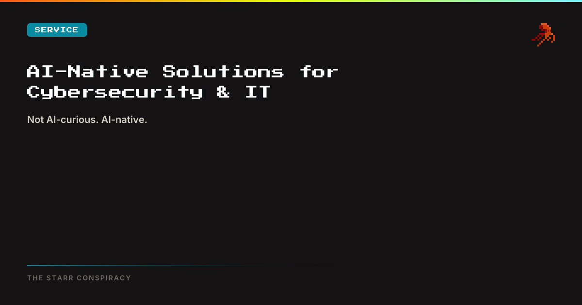 AI-Native Solutions for Cybersecurity & IT